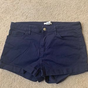 Navy blue khaki shorts